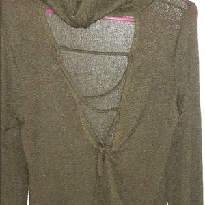 Long sleeve with open back